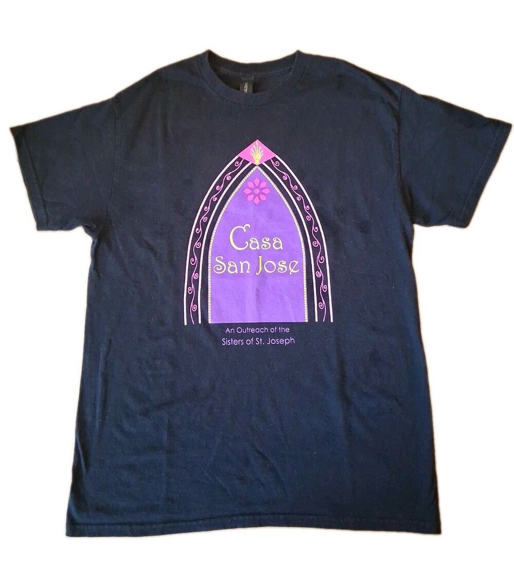 San Jose California Oneita Vintage T Shirt Rap Black Tee Simple Embroidery